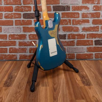 Fender Custom Shop 2017 Limited NAMM 64 Stratocaster Relic 2017 Ocean Turquoise Over Gold w/OHSC image 6