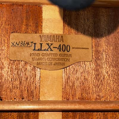 RARE Yamaha LLX-400 Acoustic/Electric Handmade in Japan! image 4