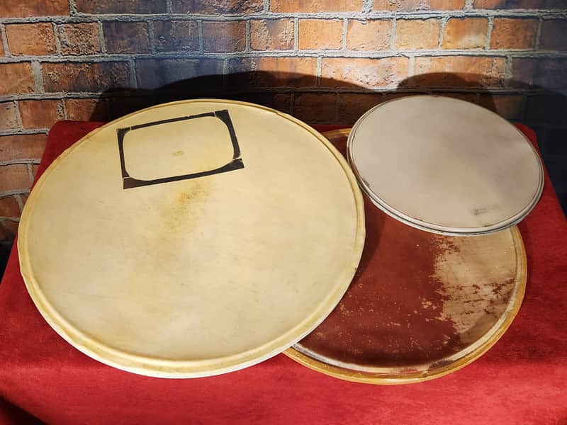Vintage 1940’s-60’s  Drum Heads - 10", 14.5" 16.75" image 1