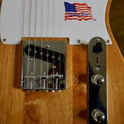 SX Guitars  STL/ALDER/NA American Alder  Tele Natural image 4