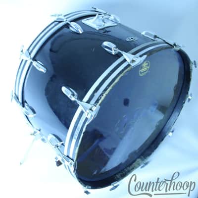 *Slingerland 24x14" Bass Drum Black Beauty Vintage 70s Buddy Rich 5Ply Maple USA image 1