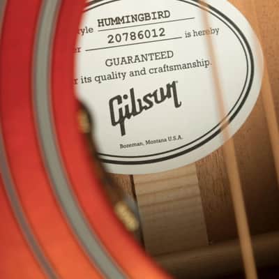 Gibson Hummingbird Standard | Vintage Cherry Sunburst image 8