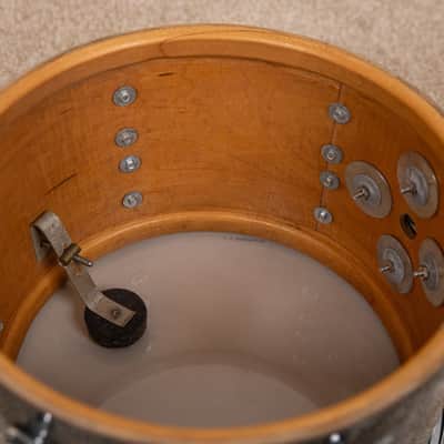 1970s Slingerland "New Rock" Black Diamond Pearl Drum Set image 25