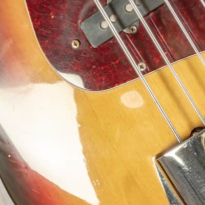 Fender - 1968 Jazz Bass - Bound Fingerboard Block Inlay - 3TS - Refinished and Refretted Neck - w/OHSC - x7915 - VINTAGE image 12