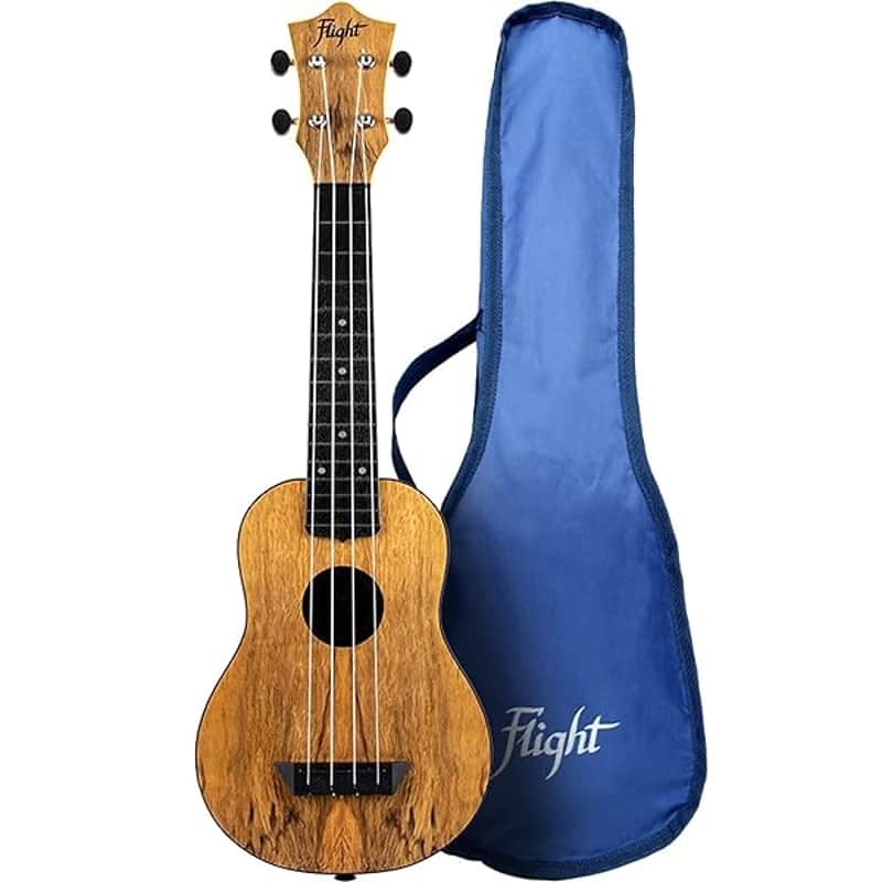 Flight Ukulele TUS-55 Mango Travel Soprano Ukulele with Bag image 1