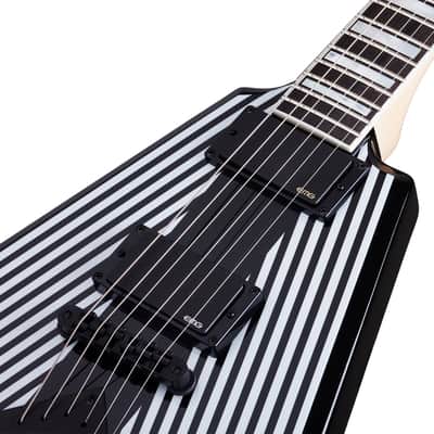 Wylde Audio Viking V Pinstripe EMG 81/85 Zakk Wylde V Shape Electric Guitar image 9