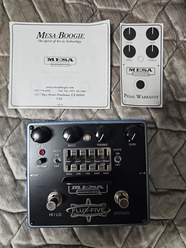 Mesa Boogie Flux-Five Overdrive Pedal 2010s - Black