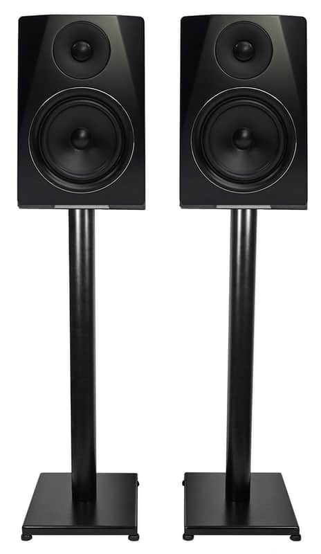 Pair Rockville APM6B 6.5" 350W Powered USB Studio Monitor Speakers+29" Stands image 1