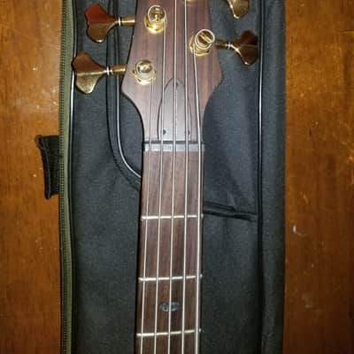 Ibanez SR1200E-VNF Premium 5-String Bass Left Handed 2010s Vintage Natural Flat image 22