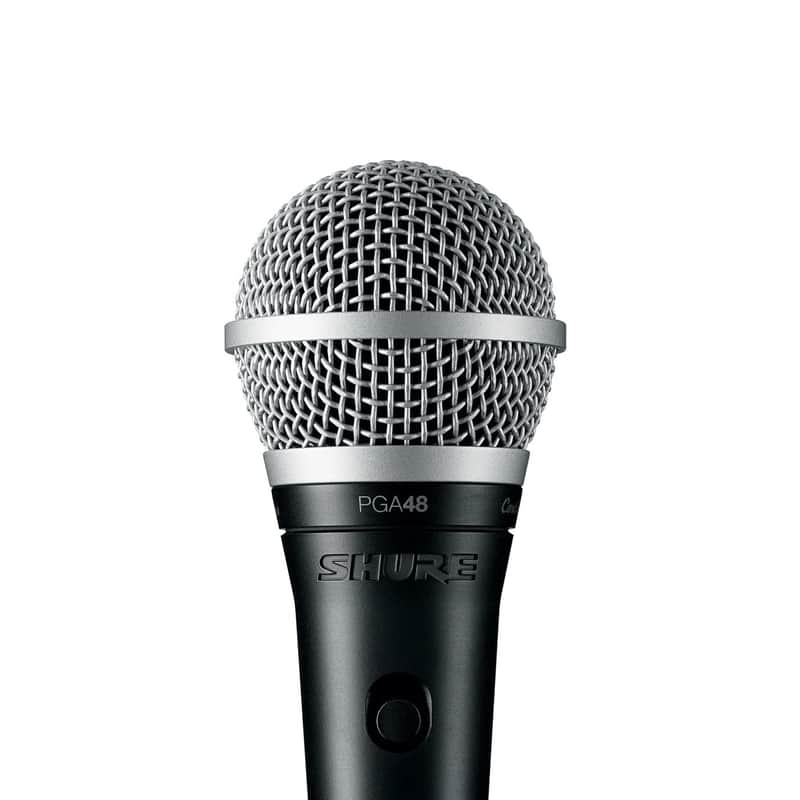 Shure PGA48-XLR Dynamic Vocal Microphone with XLR cable image 1