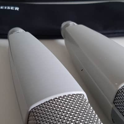 Set of 2x Sennheiser MD 421-N Cardioid Dynamic Microphones 1960s - 1980s - White image 6