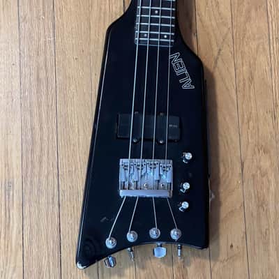 Hondo Alien Headless Electric Bass Guitar 1980s image 14