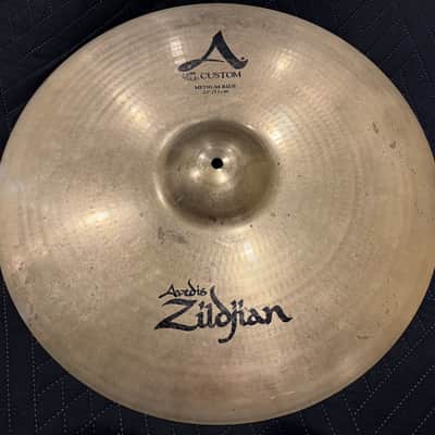 Zildjian 20" A Custom Medium Ride Cymbal 2002 - Present - Brilliant image 1