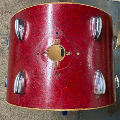 Tromsa 8.5x12 tom shell 1960s - Red Sparkle image 1