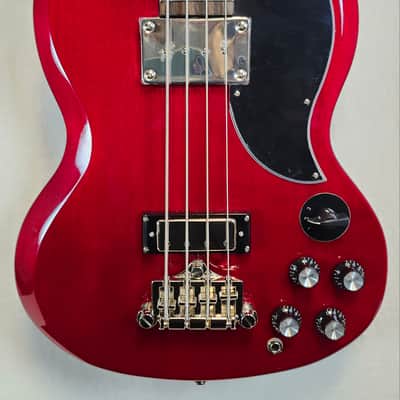 Mint Epiphone EB-3 "SG" Design Electric Bass, 2 PU, Cherry 2024 image 2