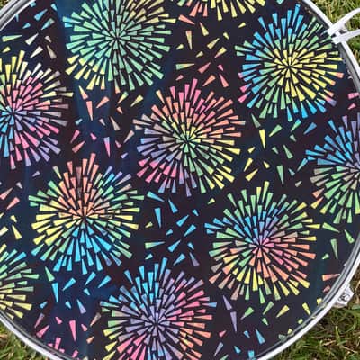 14" reversible cloth drum cover - partial mute - dampener - compare to Drum Tortillas and Big Fat Snare image 1