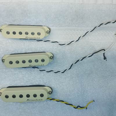 Orig Fender  Hot Noiseless Strat  Pickup Set  #053336/ #053326 image 3