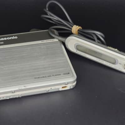 Panasonic SJ-MJ100 Portable MD Player MiniDisc mdlp silver VGC WITH REMOTE image 2