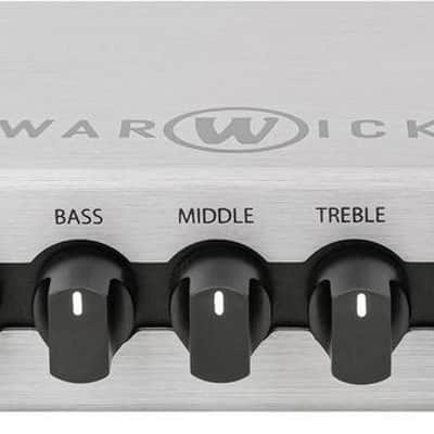 Warwick Gnome 200W Stack - Gnome i 200-Watt Pocket Bass Amp + Gnome CAB 2/8/4 200-Watt 2x8" image 4