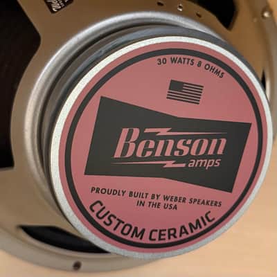 Benson Amps Vincent 2-Channel 30-Watt 1x12" Guitar Amp Half Stack 2019 - Present - Green/Gold image 2