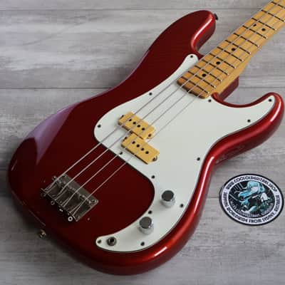 1980 Aria Pro II Japan Precision Bass (Metallic Red) image 1