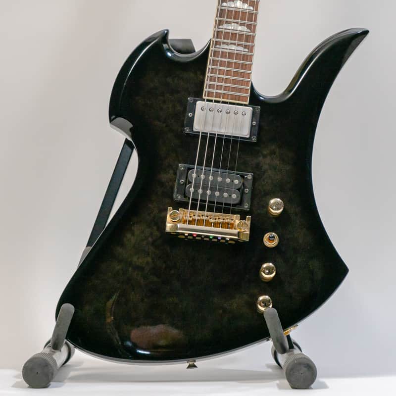 2011 BC Rich Mockingbird Electric Guitar with Gigbag - Transparent Black image 1