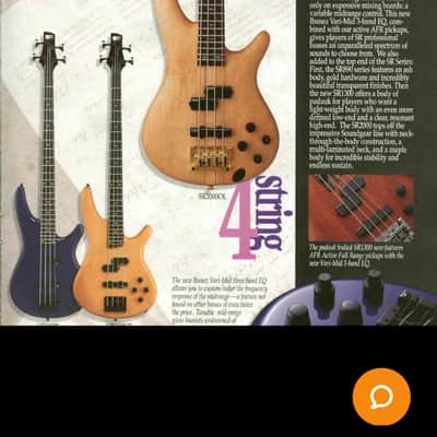Ibanez SR 890 Bass Guitar - 1992 Made In Japan | Reverb