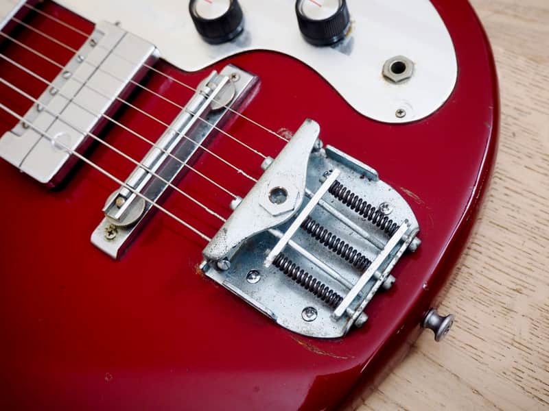 1960s Teisco MJ-2L Vintage Electric Guitar Japan, Guyatone Pickups