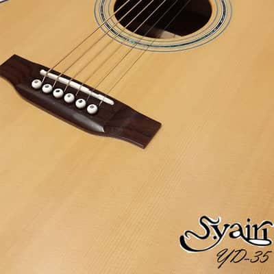 S.Yairi YD-35 Solid wood Sitka Spruce & Indian Rosewood Dreadnought acoustic guitar High-quality image 4