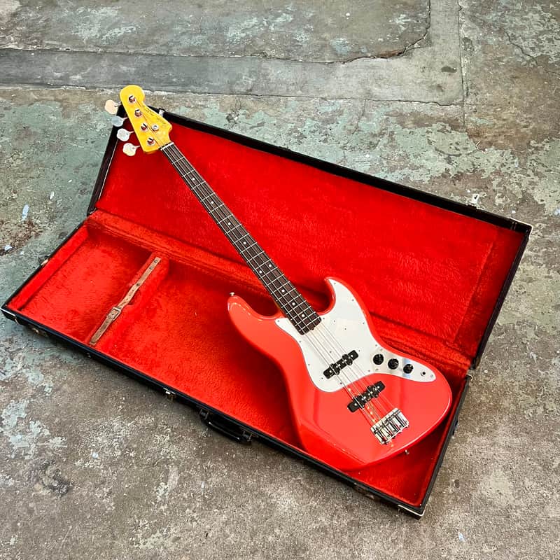 CIJ Fender Jazz Bass JB-62 2002 - Fiesta Red Tokai era MIJ crafted in japan MOT image 1
