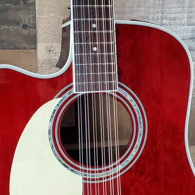 Takamine John Jorgenson JJ325SRC-12 String Left Handed Acoustic/Electric Gloss Red, Free Ship, 774 image 6