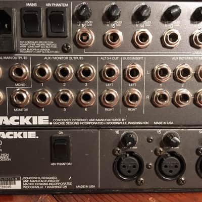 Mackie CR-1604 mixer with XLR10 input extender | Reverb