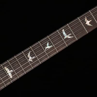 PRS Wood Library Willcutt Exclusive Special Semi-Hollow Brazilian Quilt 10 Top Blood Orange (521) image 9
