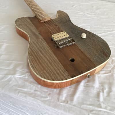 Electric Guitar - Reclaimed Wood Body - T-Style - Trio 061 image 5