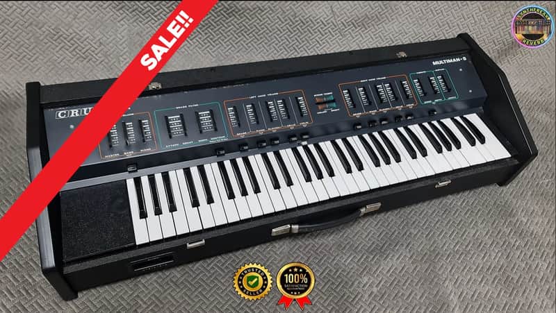 Crumar Multiman S -β
Rare Vintage from Β΄70sβ
Polystring Analog Synthesizer β
World Wide Shipping! image 1