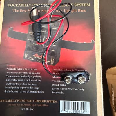 Shadow Electronics SH RB-PRO Rockabilly Pro Dual Upright Bass Pickup and Preamp 2024 - BLACK image 5