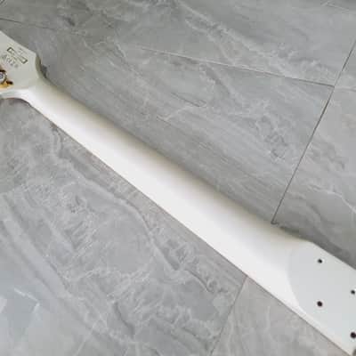 LOADED Ibanez Neck JBM10FX - Pearl White Matte w/ Magnum GOLD image 13