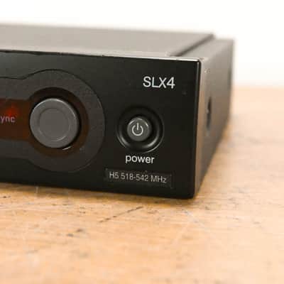 Shure SLX4 Wireless Receiver - H5 Band: 518-542 MHz (NO POWER SUPPLY) CG010CX image 4