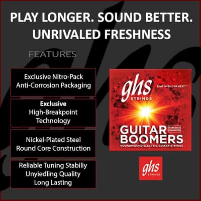 GHS GBM Boomers Electric Guitar String Set - Medium 11-50 image 2