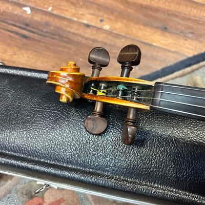 4/4 Violin A. R. Seidel Mittenwald Obb. Handmade Copy of Antonius Stradivarius- Made in 7/83 East Germany - Model V131G Registration No.H4441 image 2
