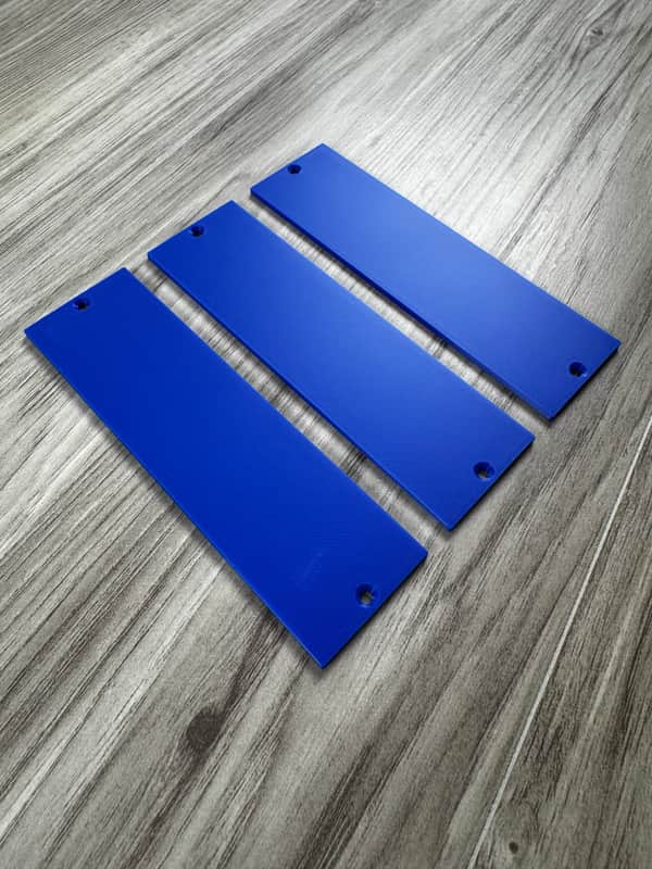 [3-Pack] 500 Series Blank Panels - Blue image 1