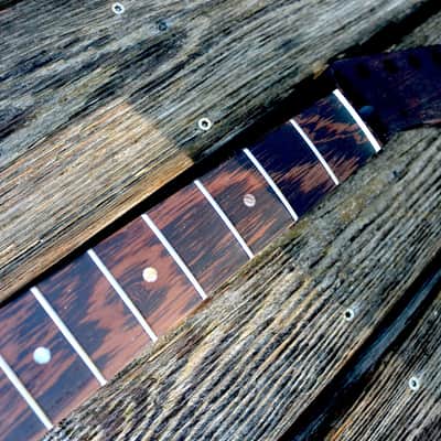 Telecaster "barncaster" body with Wenge neck and rosewood pickguard image 6