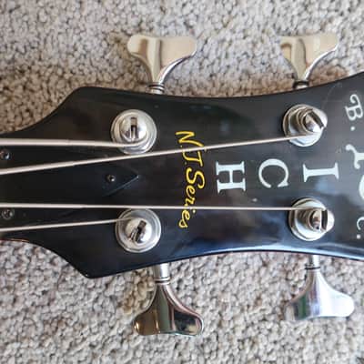 Vintage 1980s BC Rich Eagle Bass NJ Series Red Clean Solid Sound Of Thunder image 5