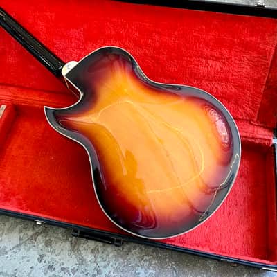 Yamaha AE-11 1960’s  - Sunburst original vintage MIJ Japan jazz box es-175d image 6