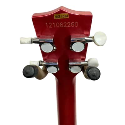 Kala Archtop Tenor Acoustic Electric Ukulele - Chicago Red image 6