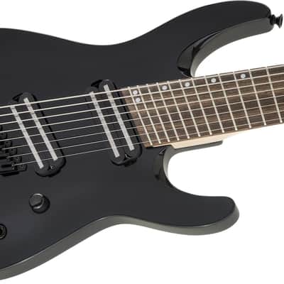 Jackson X Series Dinky Arch Top DKAF8 MS Electric Guitar. Laurel FB, Multi-Scale, Gloss Black image 15