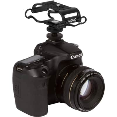 Movo Photo SMM5 Universal Microphone and Portable Recorder Shock Mount, Black image 5