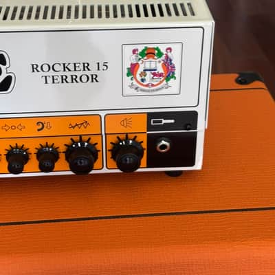 Orange Rocker 15 Terror 2-Channel 15-Watt Guitar Amp Head - White image 4