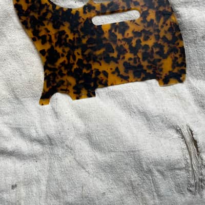 Hand Cut Celluloid Telecaster RH Tortoise Pickguard 2024 - Tortoise image 2