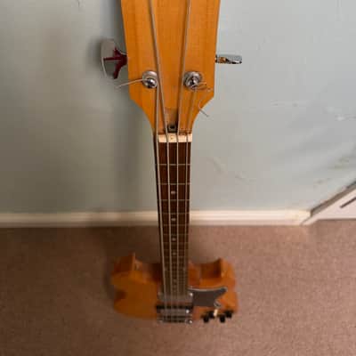 Vintage Japanese Matsumoku Eros - SG / EB-3 style bass c.1976  - Natural image 3